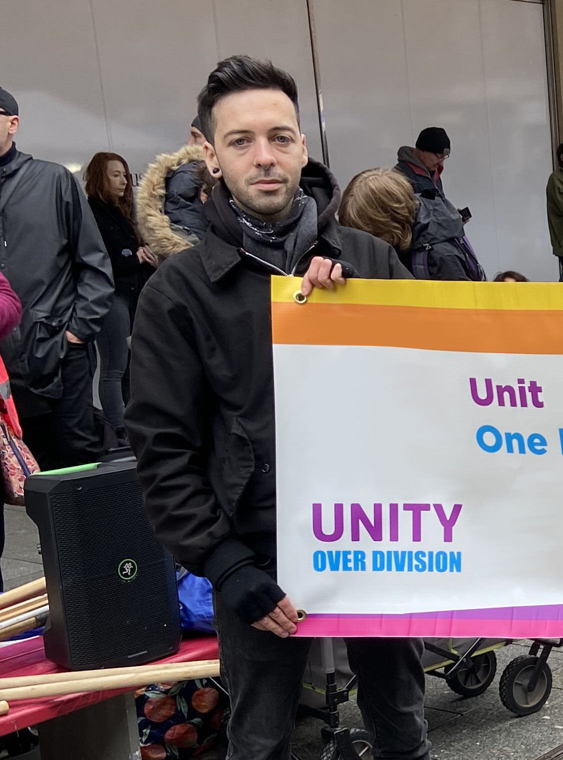 Electoral picture/union intervention anti-racism counter demo